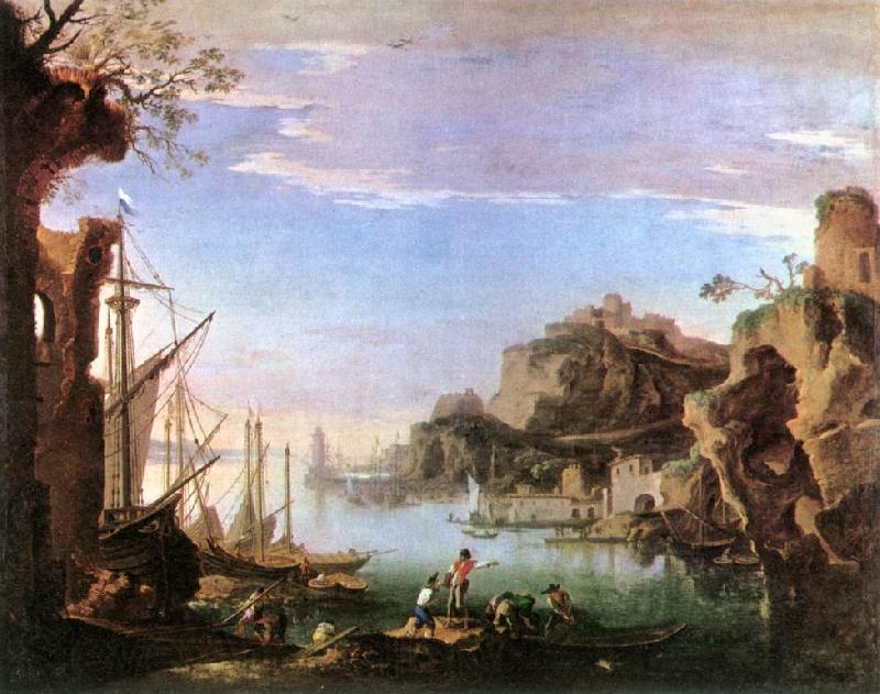 ROSA, Salvator Harbour with Ruins af